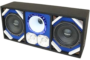 DEEJAY LED TBH8BLUE DEEJAYLED 2 8" Despacito Horn 2 TW Braz