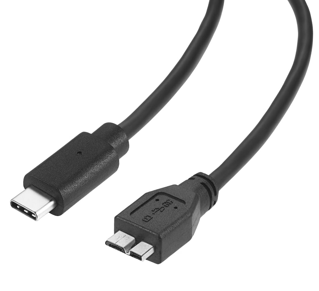 AAA PRODUCTS | USB C Hard Drive Cable (USB C to Micro USB/Micro USB 3.0 to USB C) - Works with Portable/Desktop Backup Drives and more (2M)
