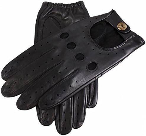 Dents Mens Delta Hairsheep Leather Classic Driving Gloves - Navy
