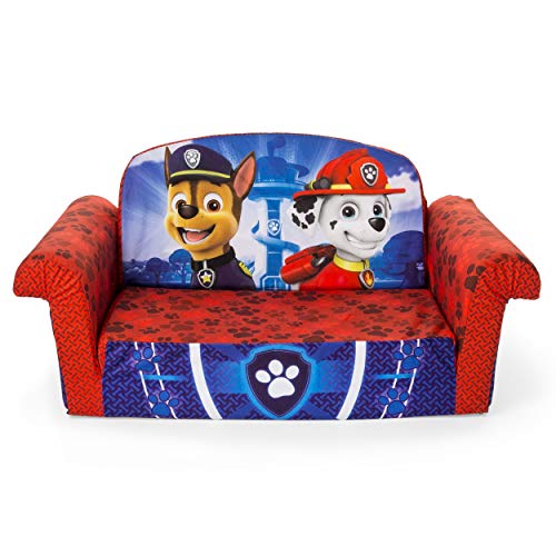 Marshmallow Furniture, Children's 2-in-1 Flip Open Foam Sofa, Paw Patrol, by Spin Master