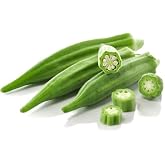 Clemson Spineless Okra Seeds,50 Count COOL BEANS N SPROUTS Brand. Heirloom. Non-GMO. Home Gardening.
