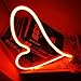 Heart Neon Light LED Neon Sign Neon Light Art Decorative Lights Wall Decor for Children Baby Room Hose Bar Recreational Wedding Party Decoration