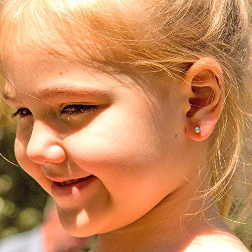 Romlon Ear Piercing Gun, 2 Pack Disposable Self Piercing Gun Kit with Alcohol Pad Sterile Ear Stud Gun Body Tool for Piercing Kit Piercing Supplies