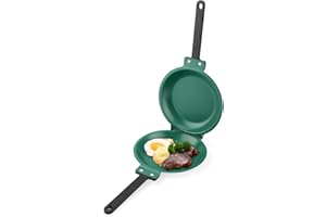 7.6 in Double Side Non-Stick Pancake Pan Folding Omelette Pan Grill Pan