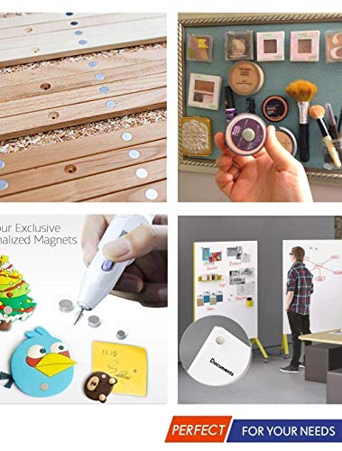 image for Grtard Gratard magnet 500pcs Round Magnets for Refrigertor Magnets Whi