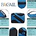 BAGAIL 6 Set Packing Cubes,3 Various Sizes Travel Luggage Packing Organizers(Dark Blue)