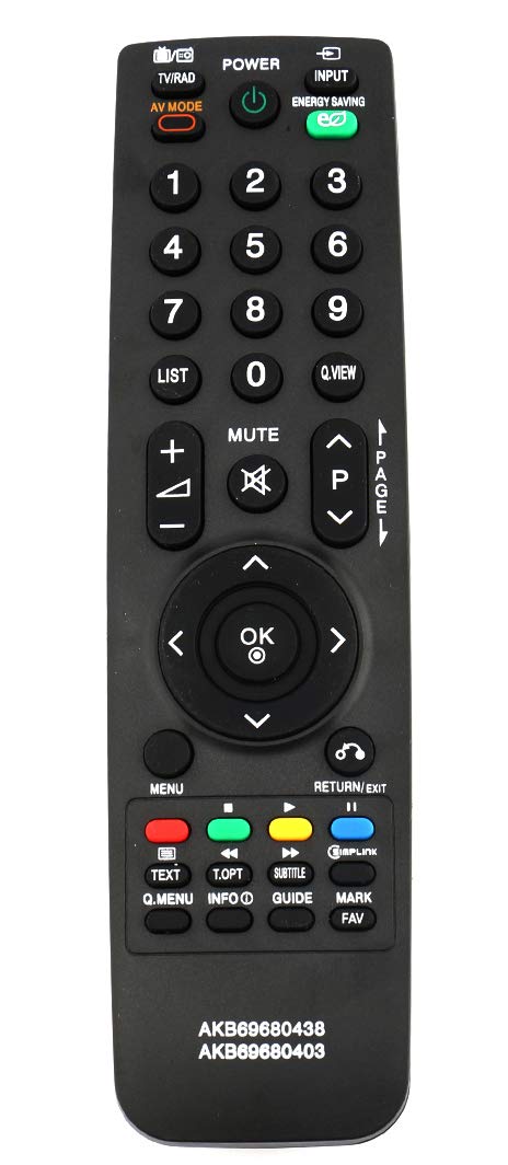 ALLIMITY AKB69680403 Remote Control Replace fit for LG LED LCD TV 19LH2000 19LH2010 19LH2020 19LU4010 19LU5010 19LU5020 19LV2500 22LD320 22LE3300 22LH2000 22LH2010 22LV2520 32LB570U