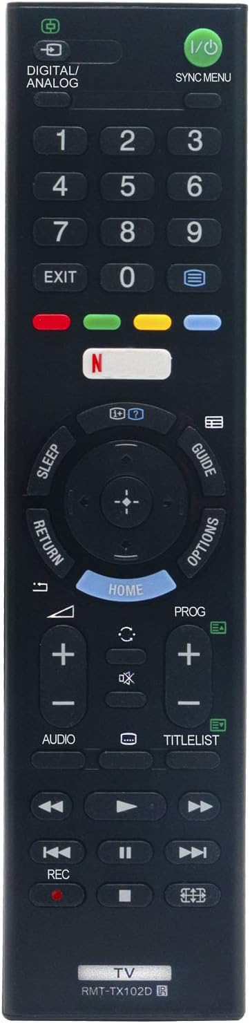ALLIMITY RMT-TX102D Remote Control Replace for Sony Bravia TV KDL-48R555C KDL-40R555C KDL-43WD751 KDL-32WD751 KDL-49WD751 KDL-40WD653 KDL-32WD752 KDL-32WD755 KDL-48R553C
