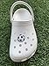 Croc Charms Soccer, Croc Soccer Charm, Soccer Ball Charm for Croc Style Shoes and Jibbitz Bracelets