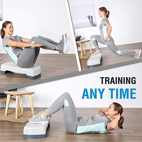 Ultrasport-Step-Board-Aerobic-Board-Multifunctional-Trainer-Height-Adjustable-Exercise-Stepper-Stepbench-Home-Stepper-Excellent-Home-Fitness-Workout-Equipment-Nonslip-Stepper