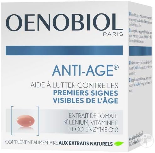 Oenobiol Anti-Age Elasticity and Skin Density 30 Capsules New Formula - Dietary Supplements - Antiaging Pills - Beauty Care - Vitamins & Natural Ingredients - Belgium