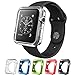 Silicone Alley, Apple Watch [38mm] Bumper Case [Series 1] / Perfect Match & Fit for Bands [Set of 5] (Band Not Included)