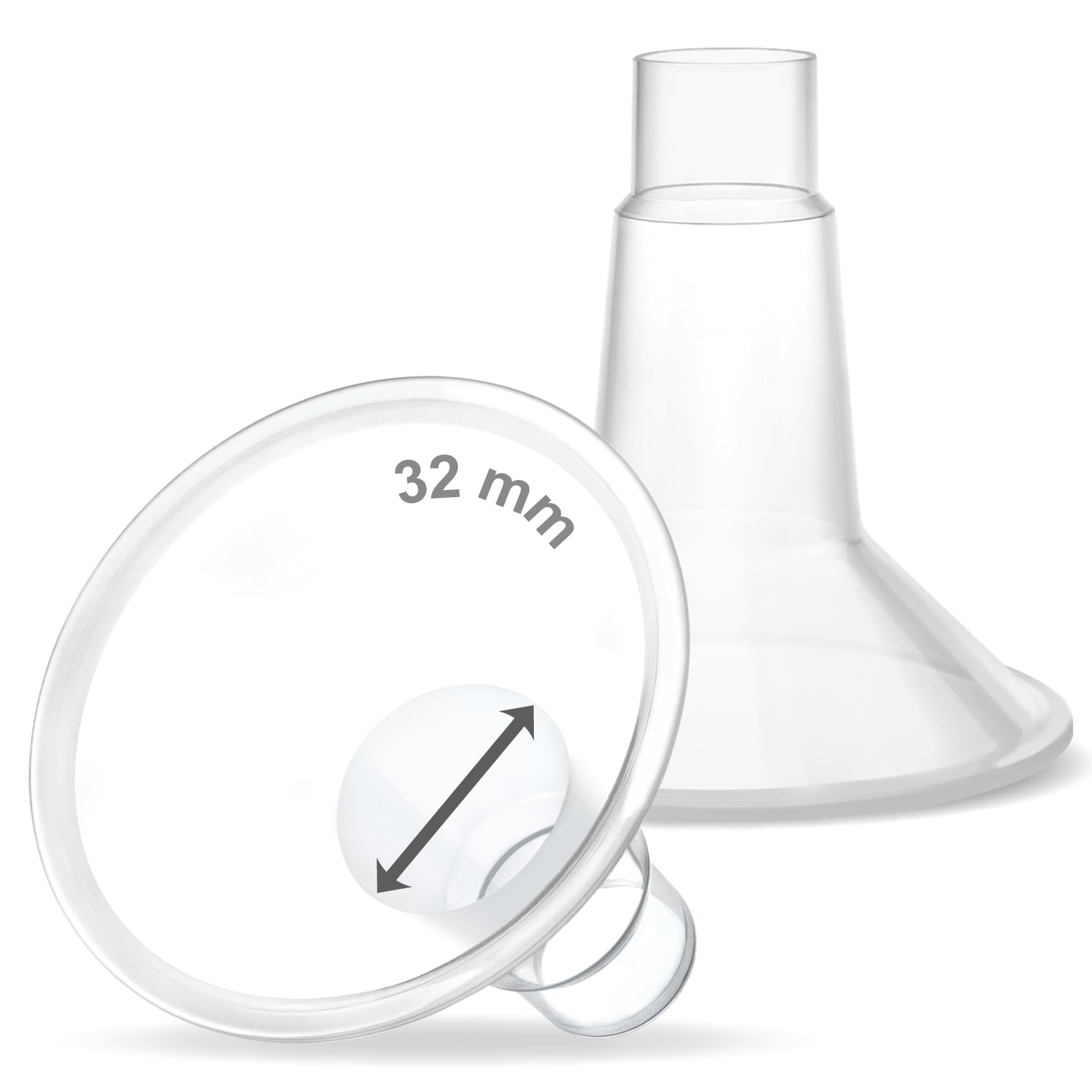 Maymom MyFit Classic 32mm Shield Compatible w Maymom Widemouth Connector Not Original Spectra S2 Accessories Spectra S1 Not Original Spectra Pump Parts Spectra Flange