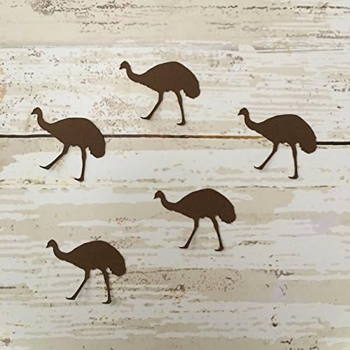 Emu Confetti, Bird Decorations, Bird Party Supplies, Spring Theme, Bird Theme, Table Scatter, Bird Cut Out