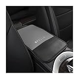 8sanlione Car Center Console Pad, PU Leather