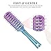 Hair Brush Set - Professional Round, Vent and Paddle Hairbrush for All Hair Types, Mermaid/Ombre by Lily England