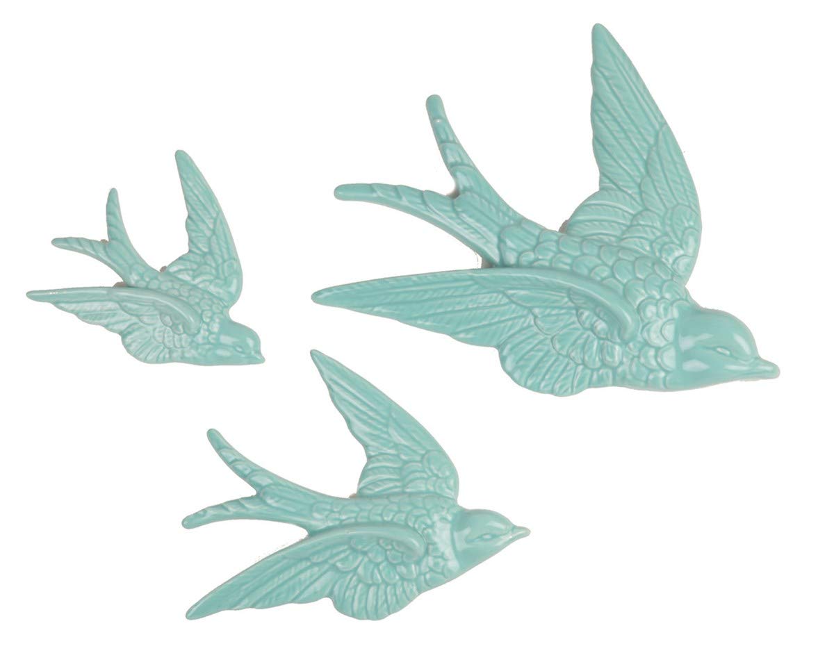 Sass & Belle Swallow Wall Decorations - Set of 3