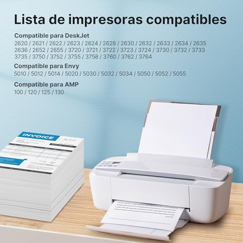Tiorumcs 304 XL 304XL Remanufactured Ink Cartridges for HP 304XL Ink for HP 304 Cartridges for HP Envy 5010 5030 5020 5032 Deskjet 3762 3760 2630 2632 2652 2655 3700 3720 (1 Black, 1 Colour)