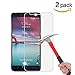 Asstar ZTE Zmax Pro Screen Protector, [ 2 Pack Full Coverage 9H Hardness 2.5D Edge to Edge Tempered Glass Bubble-Free Screen Protectors for ZTE Zmax Pro, ZTE Carry Z981 6
