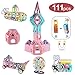 Romboss 111Pcs Magnetic Blocks 3D Creative Magnet Building Tiles Preschool Construction Educational Blocks Toys Set for Age 3+ Boys Girls Children Kids Gifts