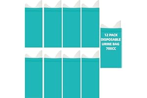 V COOL LIVAT Emergency Unisex Disposable Urine Bags 8/12/16/24 Pack 700ML Portable Camping Travel Pee Vomit Portable Toilet Bag for Traffic Jams, Camping, Hiking, Pregnant,Men Women Patient, Kids Brief Relief
