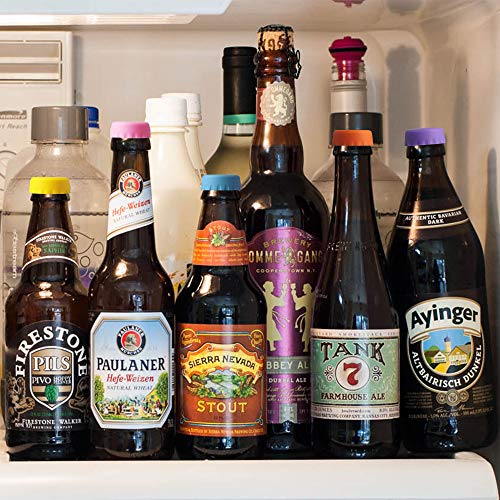 Joso Bottle Caps, Beer Saver Silicone Rubber Bottle Cap, Soda Bottle