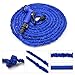 Expandable Lawn Garden Hose,CarBoss 50 Foot Car Washing Hose for Watering Plants,Auto Wash,Cleaning Patio House or Garage with 7-way Spray Nozzle,Wash Sponge Pad and Plastic Hook (Plastic Connector)