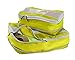 Lewis N. Clark Electrolight Packing Cube Set, 2-Pack, Neon Lemon, One Size
