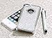 Leegoal(TM) iphone 5 case - Deluxe Sliver Diamond Rhinestone Glitter Bling Chrome Hard Case Cover for Apple iPhone 5 5G , Screen Protector and Stylus