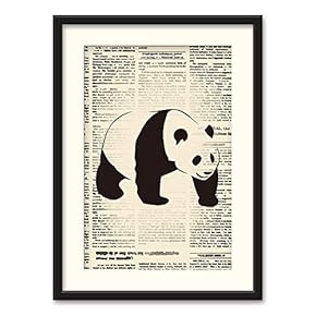 Black Paper Framed Canvas Wall Art...