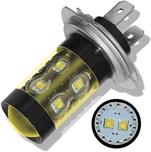 Nasibo H7 50W High Power CXB Extremely Bright 6000K Xenon Yellow Led Bulbs For DRL or Led Fog Lights Bulbs Kits Lamps Replacement