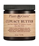 Cupuacu Body Butter 4 oz. 100% Pure Raw Fresh Natural Cold Pressed. Skin, Hair, Nail Moisturizer, DIY Creams, Balms, Lotions, Soaps.
