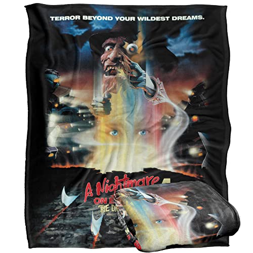 NIGHTMARE ON ELM STREET A Blanket, 152 x 127 cm 5 Poster Silky Touch Super Soft Throw Blanket