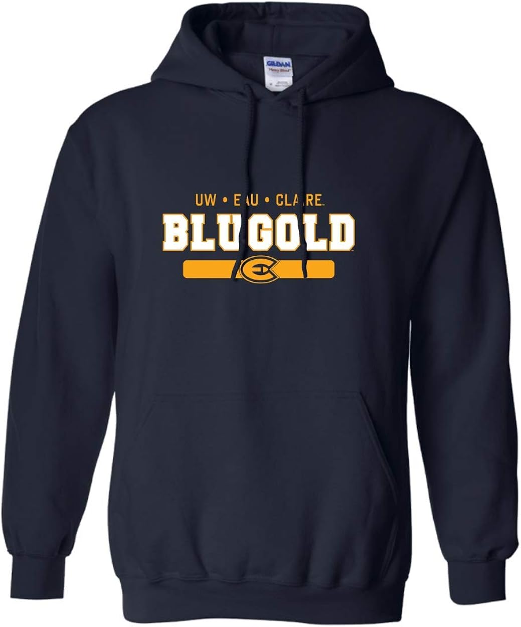CreateMyTee UW Eau Claire Blugold Stacked
