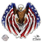 American Eagle Patriotic American Flag - 3
