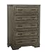 Westwood Design Foundry 5 Drawer Chest, Brushed Pewter