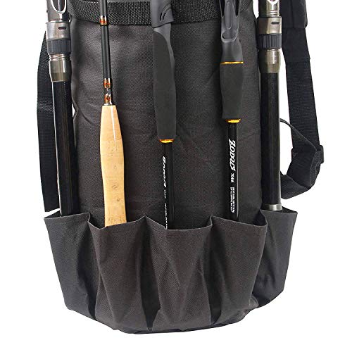 AGOOL Fishing Rod Bag Holder Fishing Rod Carrier Fishing Pole Travel