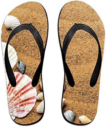 Qilrocm Unisex Beach Flip Flops Cool Cat Non-Slip Sandal Summer Outdoor Flip Flops