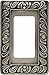 Franklin Brass Paisley Wall Plate, Brushed Satin Pewter Single Decorator Switch Cover, 1-Pack, 64046