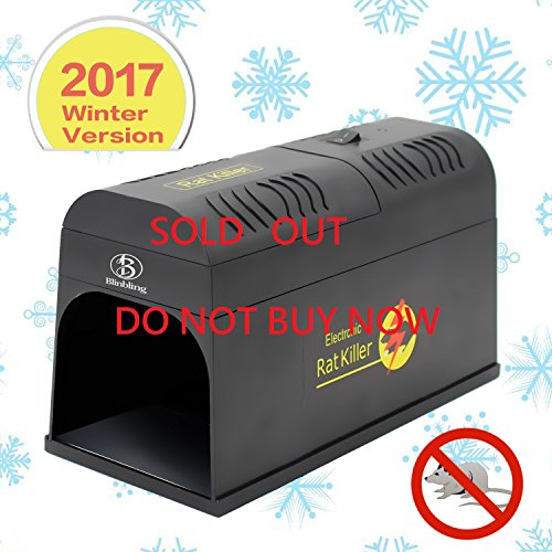 Electronic Trap, Rat Trap, Safe Way to Kill Mice & Rats, Small Squirrels and Other Similar Rodent. Blinbling Electronic Mouse Trap.