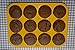 Yellow 12 Cup Silicone Muffin/Cupcake Pan with Recipe eBook (14) by Bear Bakeware, Non-stick, BPA-free, Dishwasher Friendly, FDA Approved 100% Food Grade Silicone