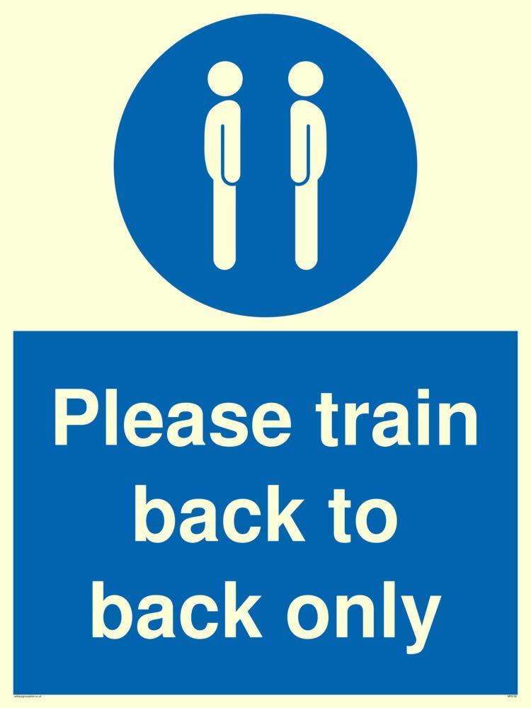Please train back to back only