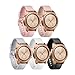 YiJYi Compatible for Samsung Galaxy Watch (42mm) Bands, 20mm Silicone Strap Sports Replacement Wristband Large Small for Galaxy Watch 42mm SM-R810/SM-R815,Gear Sport,Gear S2(5 Pack-S/M(6