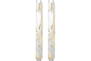 DXTKWL Marble Golden Texture Refrigerator Door Handle Covers Set of 2 Kitchen Appliance Handle Covers Protector for Fridge Microwave Stove Oven Dishwasher