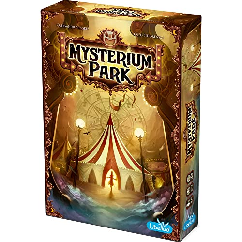 Asmodee Mysterium Park Board Game - Uncover Dark Secrets in a Charming Carnival Setting, Cooperative Mystery for Kids & Adults, Ages 10+, 2-7 Players, 28 Minute Playtime