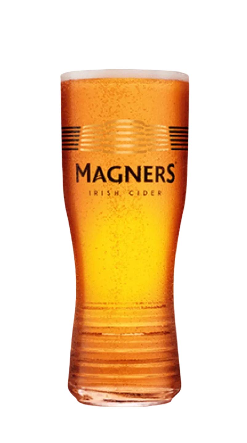 Magners Irish Cider Pint Glass Nucleated (1 Glass)