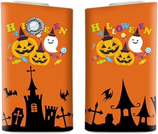 Amazon Co Jp グロー Glo グローケース カバー ハードケース Puレザー トリック おもしろ Trick メタリック風ケース ハロウィン オレンジ 印刷 ドラッグストア