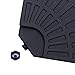 ABCCANOPY Fan Shaped Umbrella Base/Fan Style Self-Filled Cantilever Offset Umbrella Base Stand Fillable with Water or Sand, Suitable for All Kinds of Cross Tiles