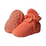 Zutano Unisex Baby Cozie Fleece Gripper Bootie 18M (12-18 Months) Mandarin
