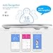 Koogeek Bluetooth WiFi Body Fat Scale with IOS and Android App Wireless Bathroom Scale for Body weight, Body Fat, Water, Muscle Mass, BMI, BMR, Bone Mass and Visceral Fat, White